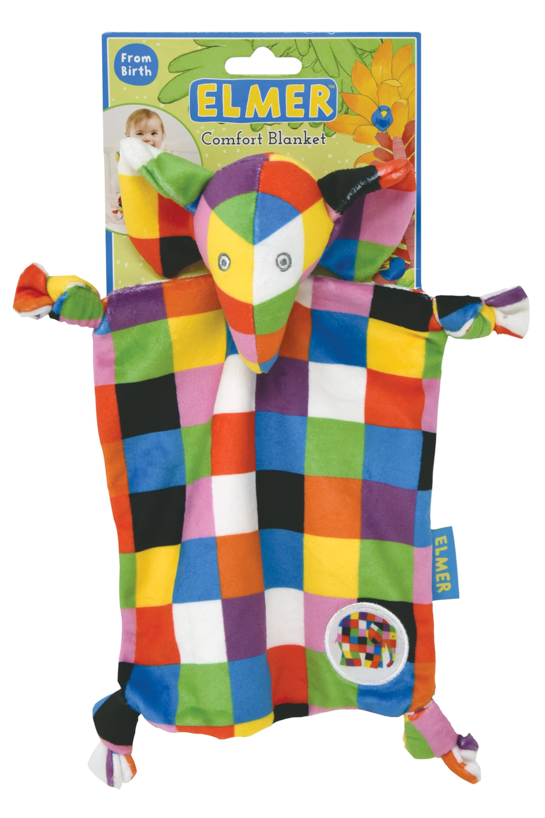 Elmer baby comfort blanket clearance