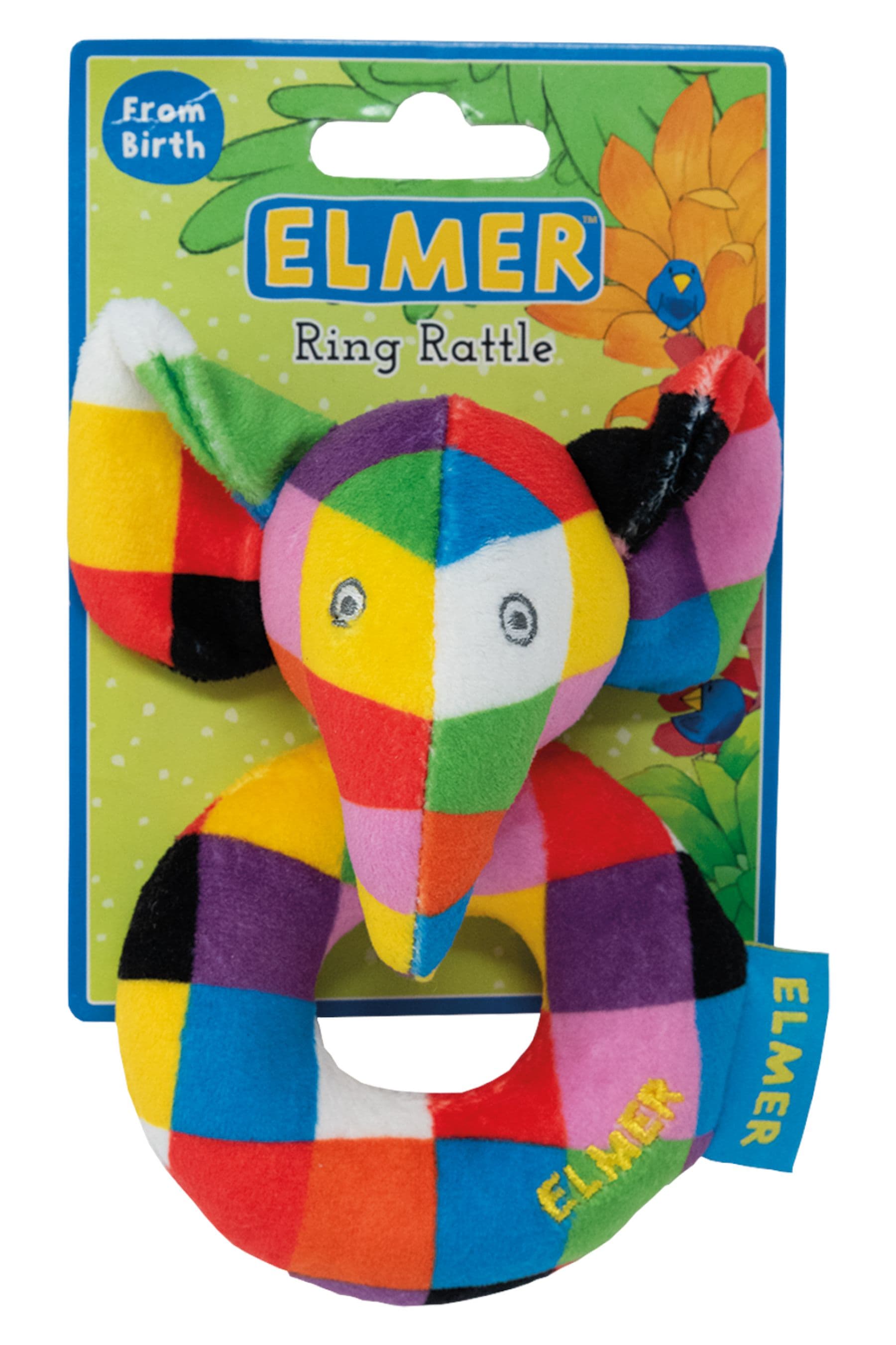 Buy Rainbow Designs Red Elmer Comfort Blanket And Ring Rattle from the Next UK online shop