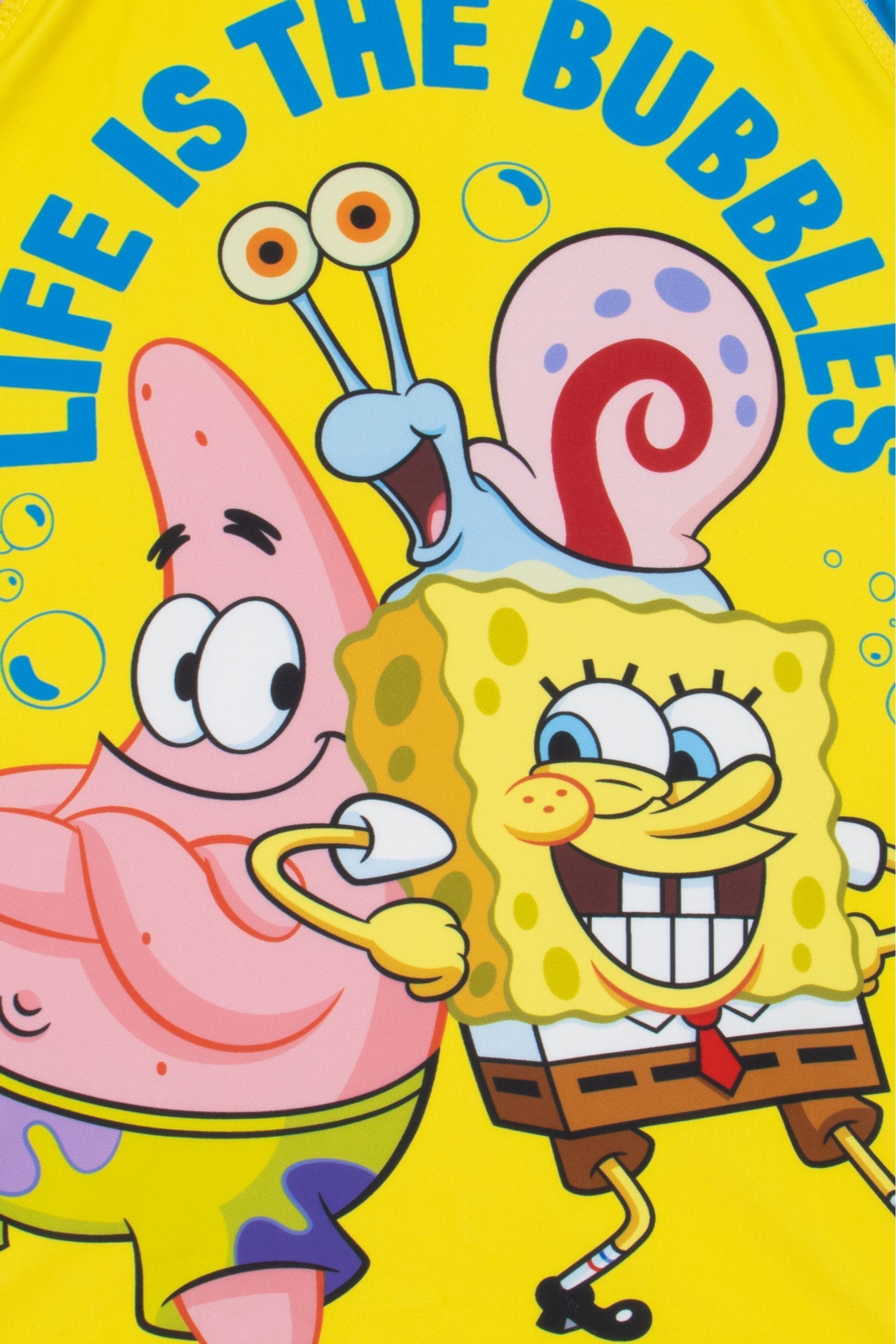Buy Character Yellow Spongebob Swim Set from Next United Arab Emirates
