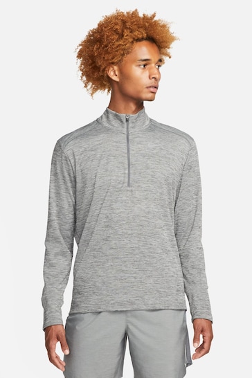 Nike Grey Pacer Half Zip Running Top