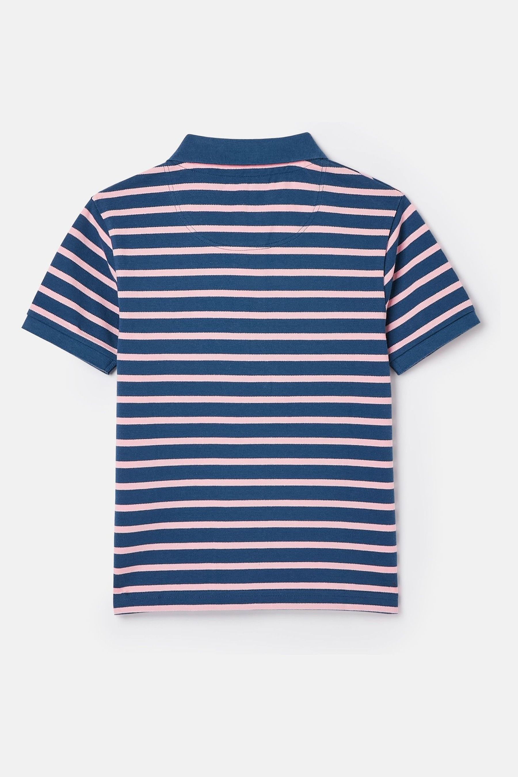 Buy Joules Boys Filbert Pink Striped Pique Cotton Polo Shirt from Next Luxembourg