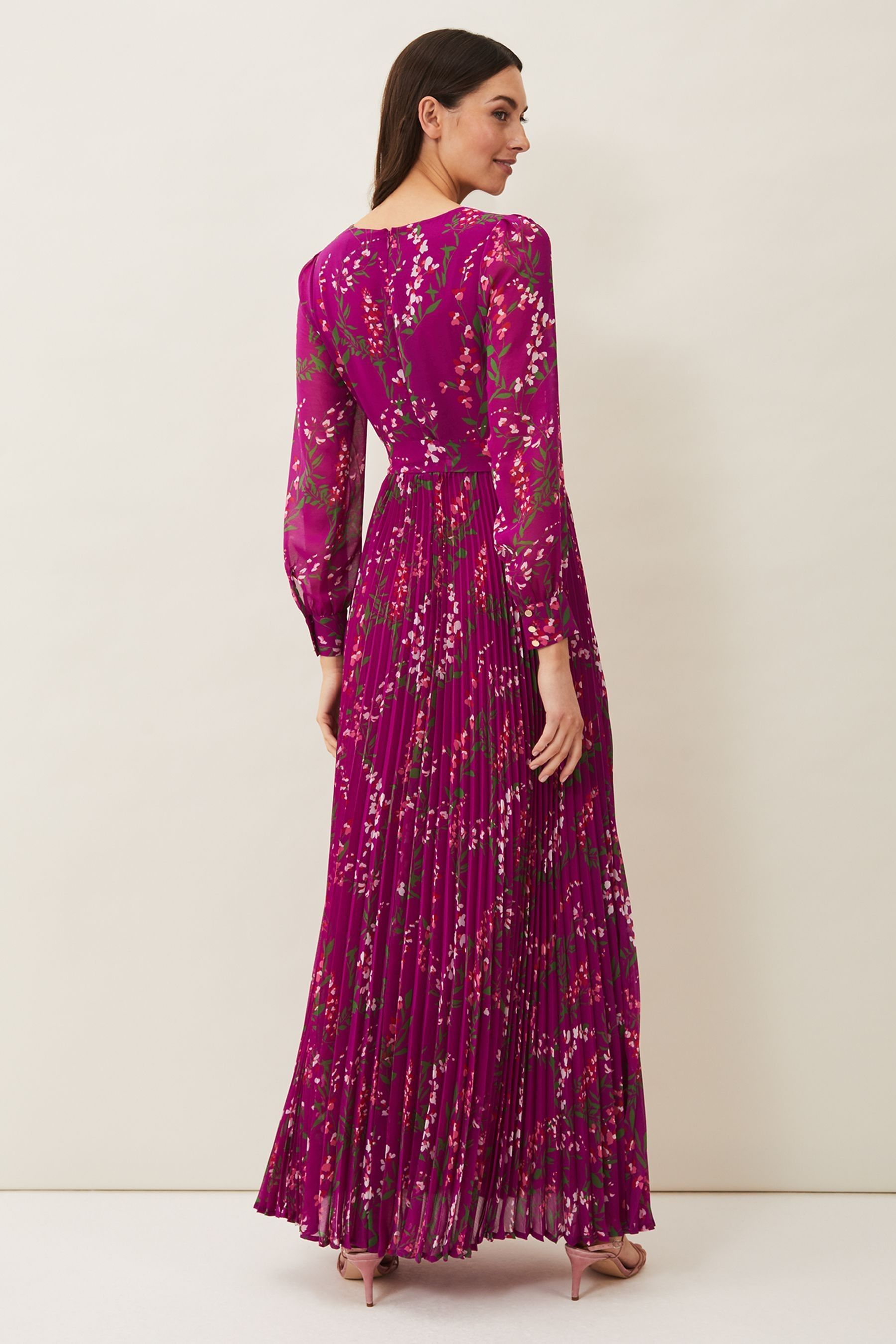 Phase eight carmen pleated new arrivals maxi dress