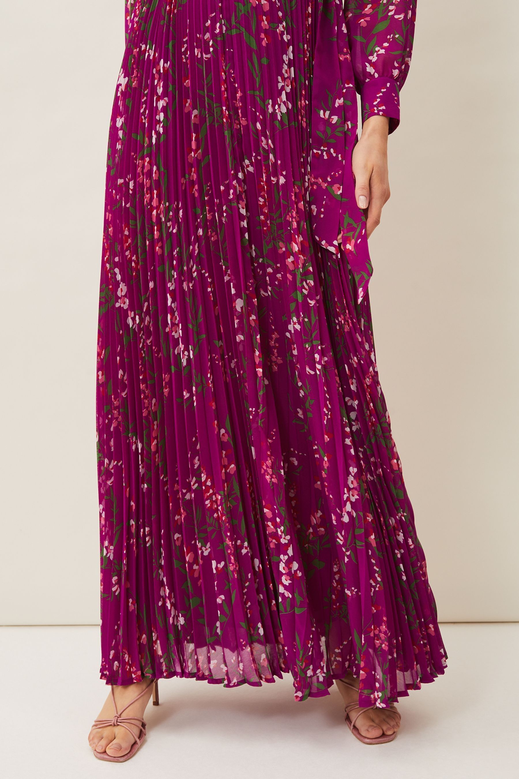 Phase eight carmen deals pleated maxi dress