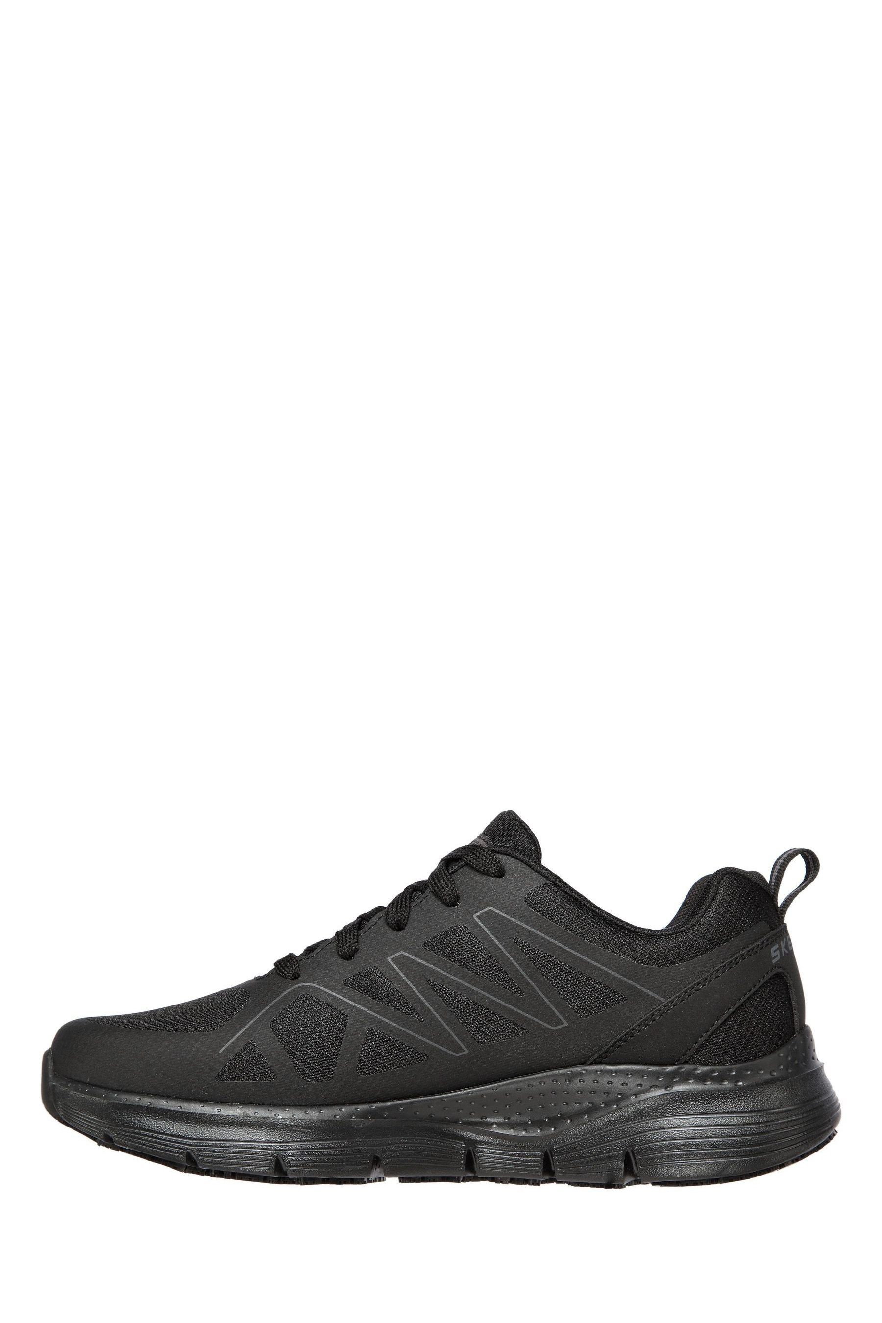 Buy Skechers Black Arch Fit Axtell Slip Resistant Mens Trainers