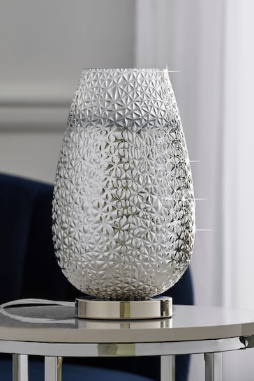 Chrome Monroe Large Touch Table Lamp