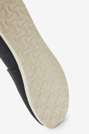 Black Canvas Slip-On Shoes - Image 7 of 7