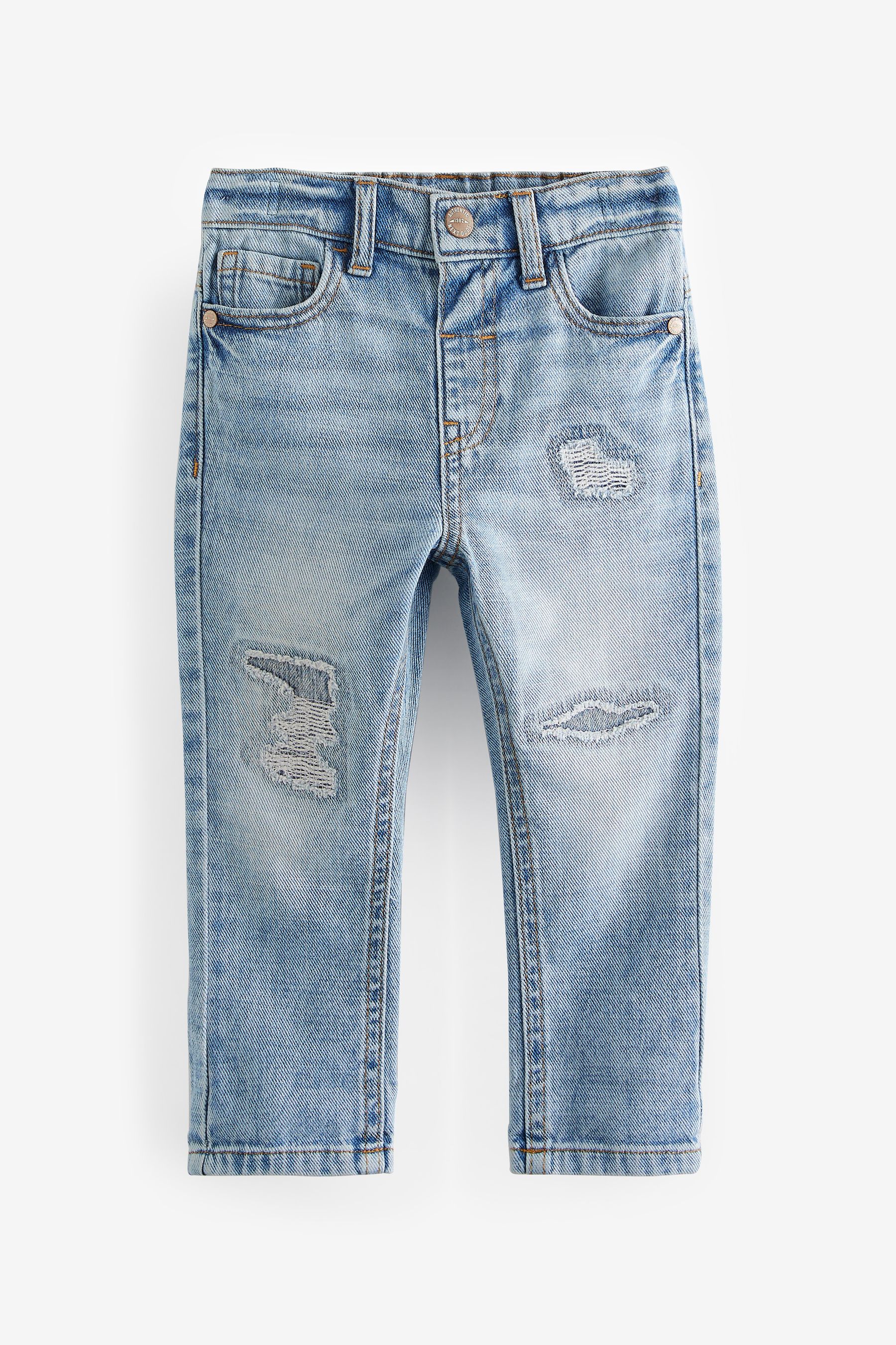 Light Blue Denim Distressed Jeans 3mths 7yrs