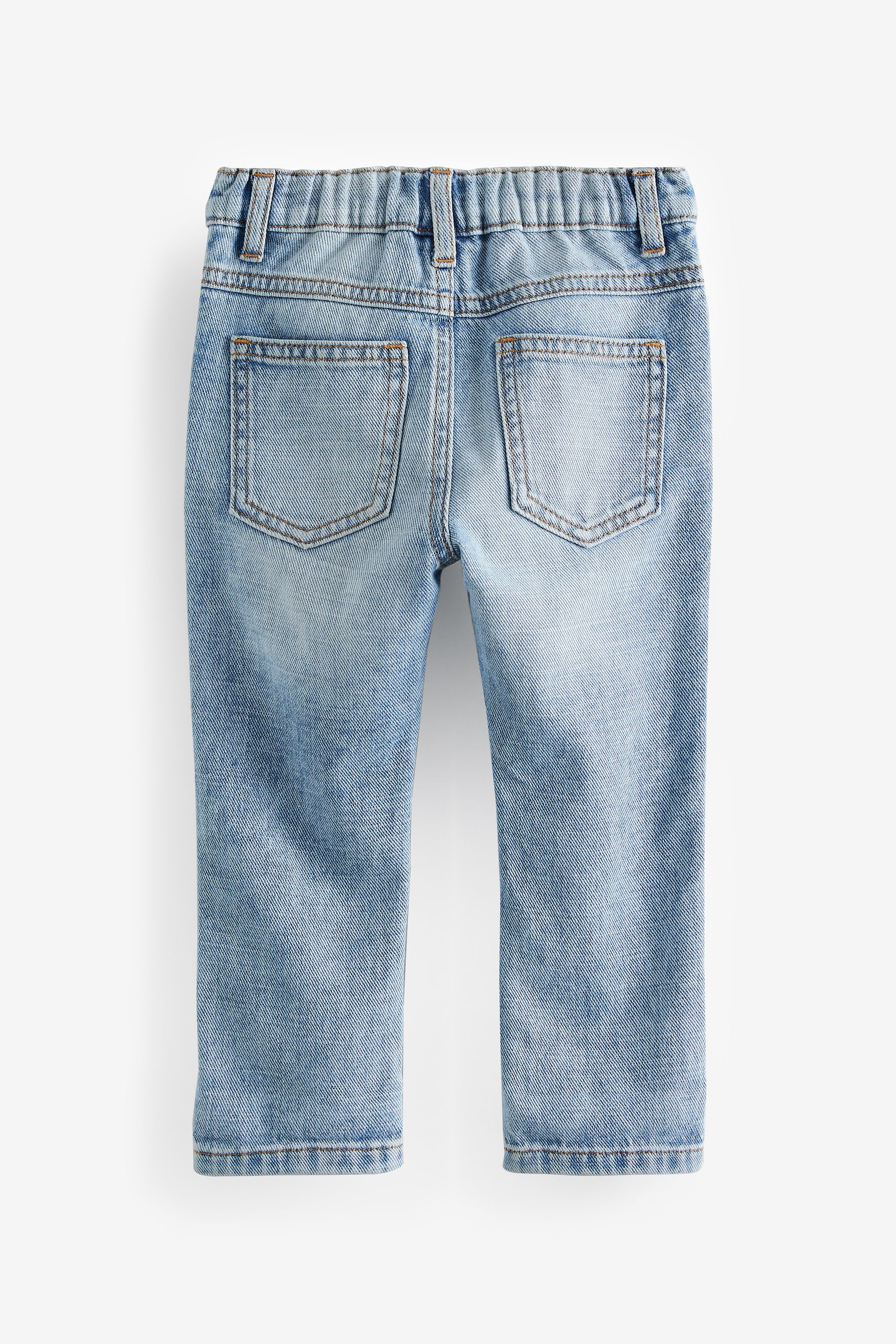 Buy Light Blue Denim Distressed Jeans 3mths 7yrs from the Next