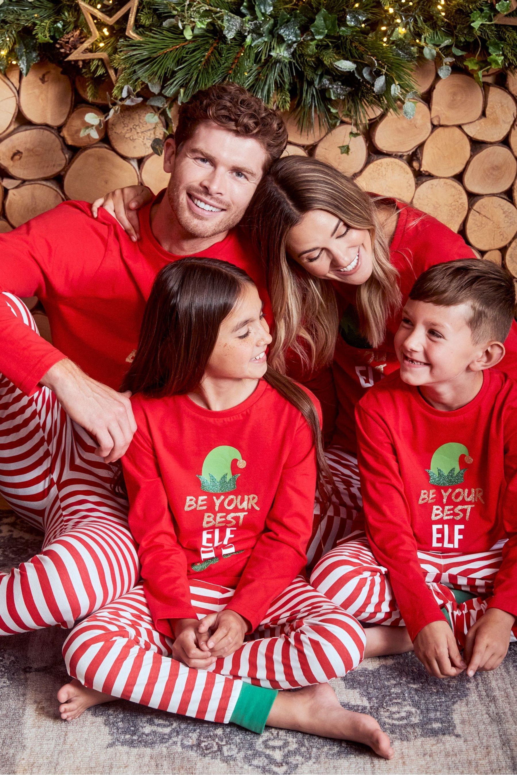 Buy Threadbare Red Cotton Long Sleeve Christmas Pyjamas Set from Next Austria