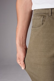 Dark Tan Slim Fit Soft Touch Coloured Stretch Jeans - Image 7 of 12