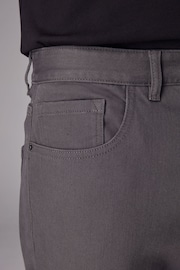 Charcoal Straight Fit Classic Stretch Jeans - Image 6 of 12