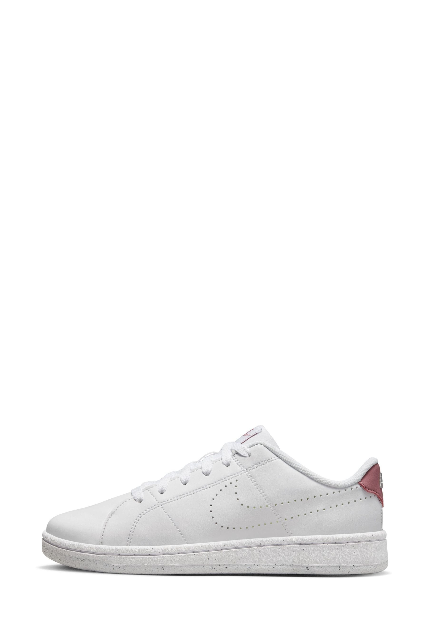Buy Nike White Coral Court Royal 2 Trainers from Next Luxembourg
