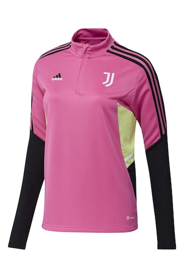 adidas Pink Juventus Training Top Womens