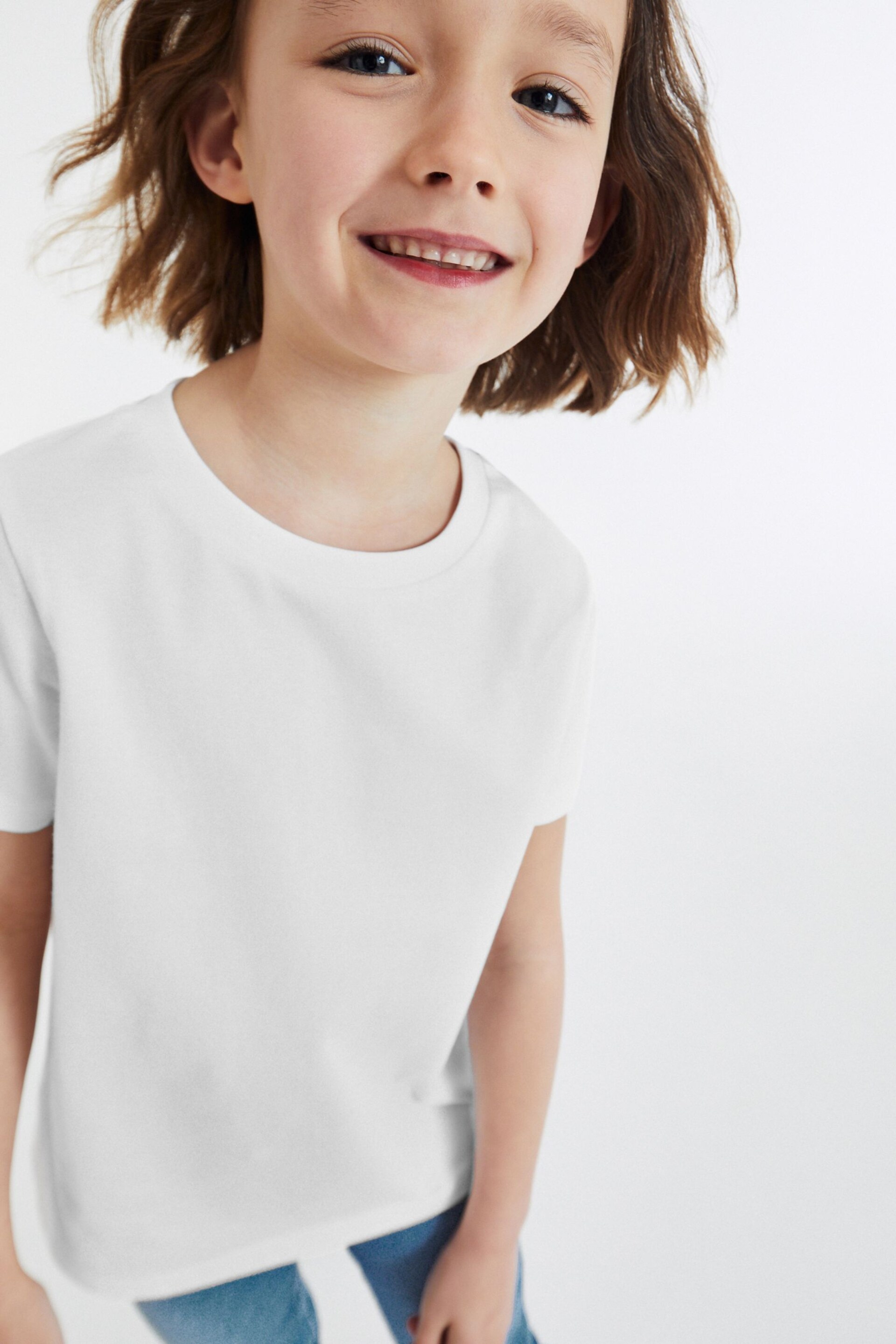 White T-Shirt (3-16yrs) - Image 3 of 6