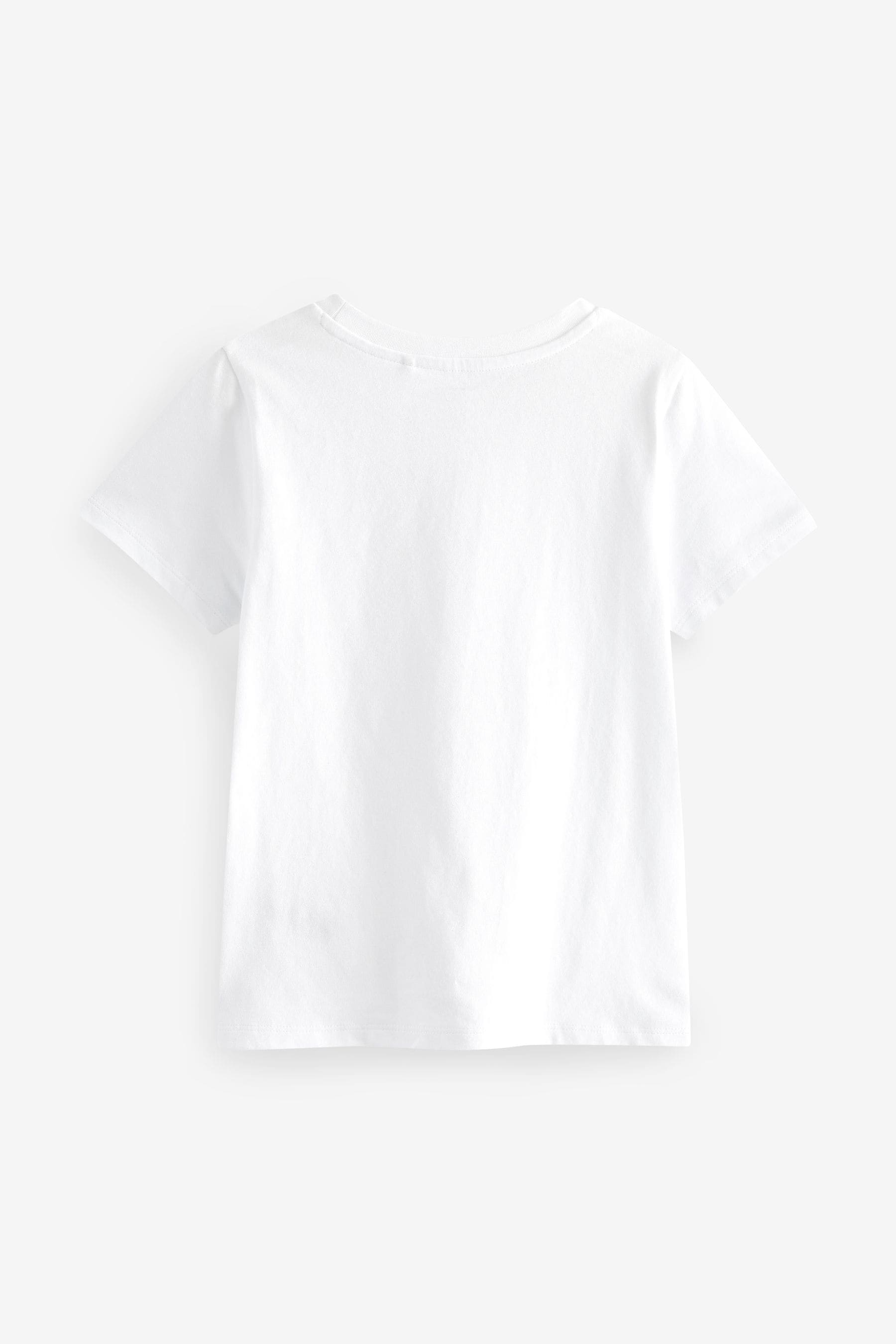 Buy White 100 Cotton T Shirt 3 16yrs from the Next UK online shop