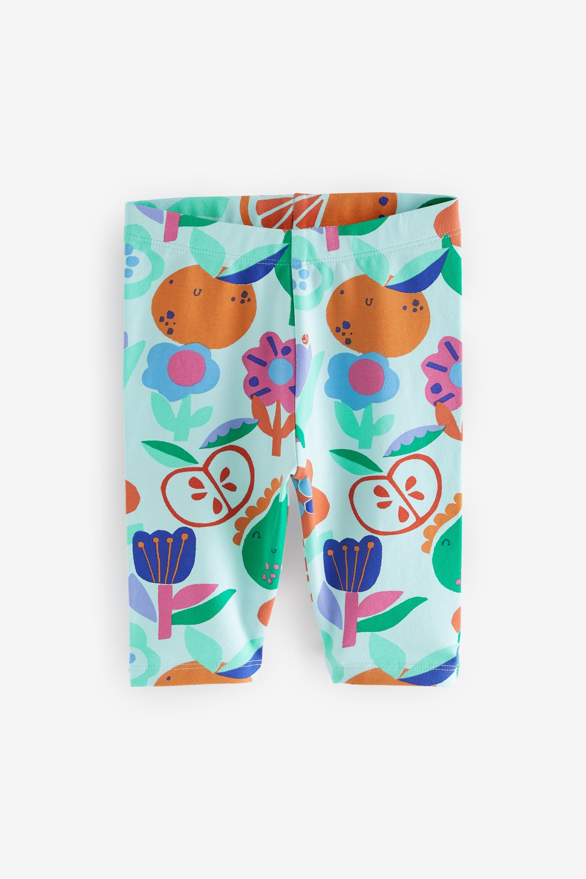 Blue Fruits Cropped Leggings (3mths-7yrs) - Image 5 of 7