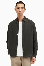 AllSaints Black Cypress Shirt - Image 2 of 7