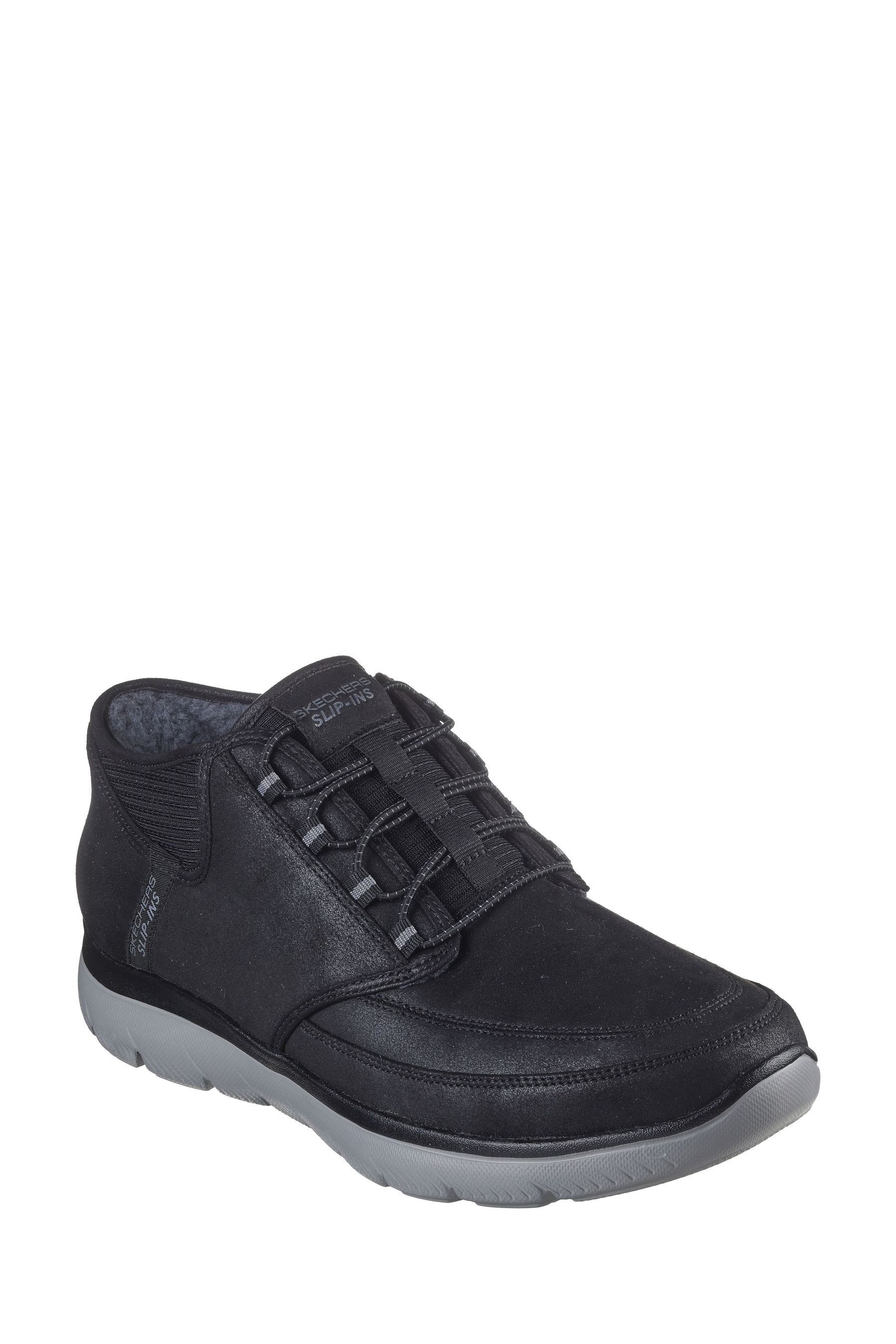 Buy Skechers Black Mens Summits Slip In Trainers from Next Malta