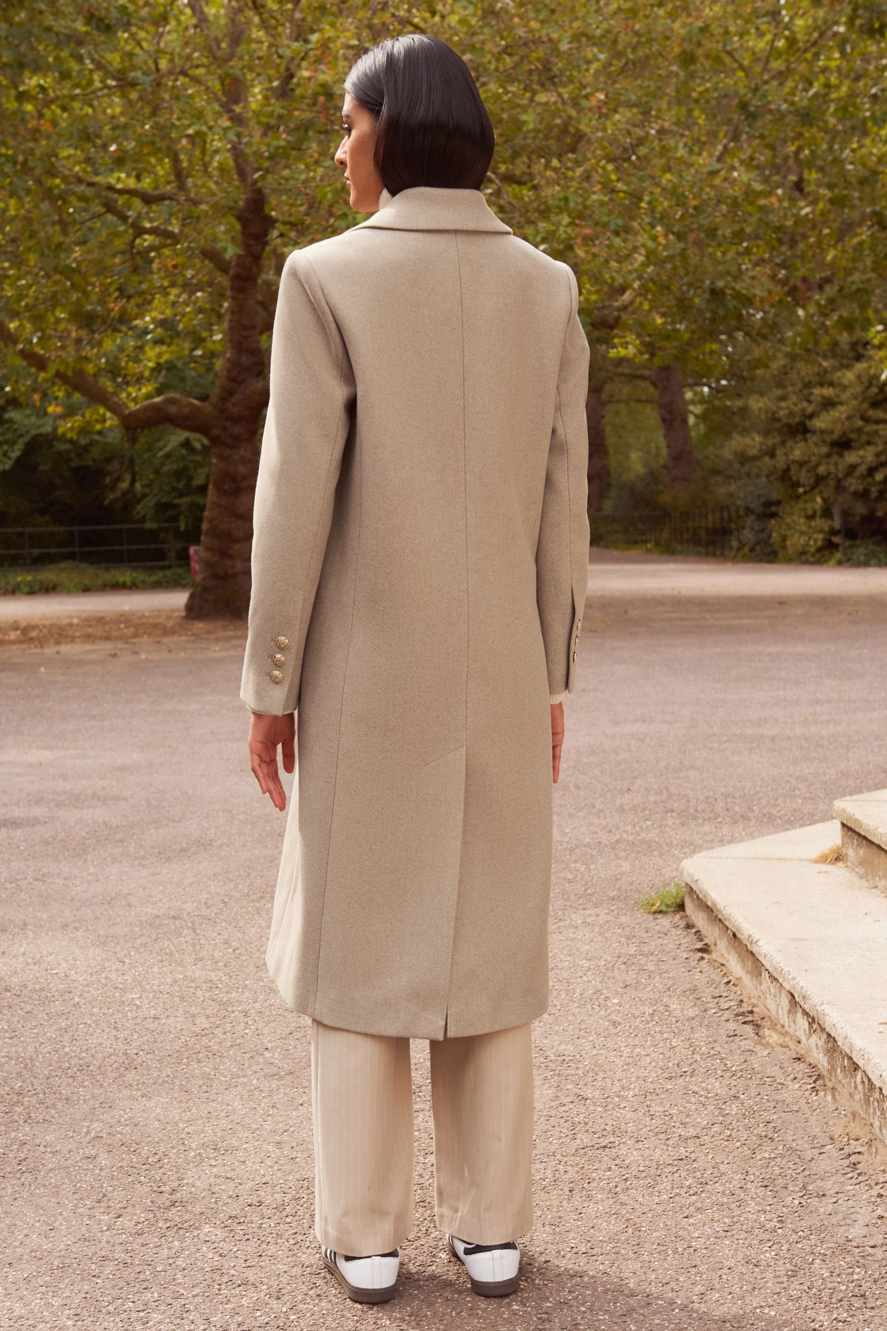Next grey revere coat discount