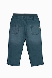 Frugi Blue Organic Cotton Light And Soft Lined Chambray Jeans - Image 2 of 2