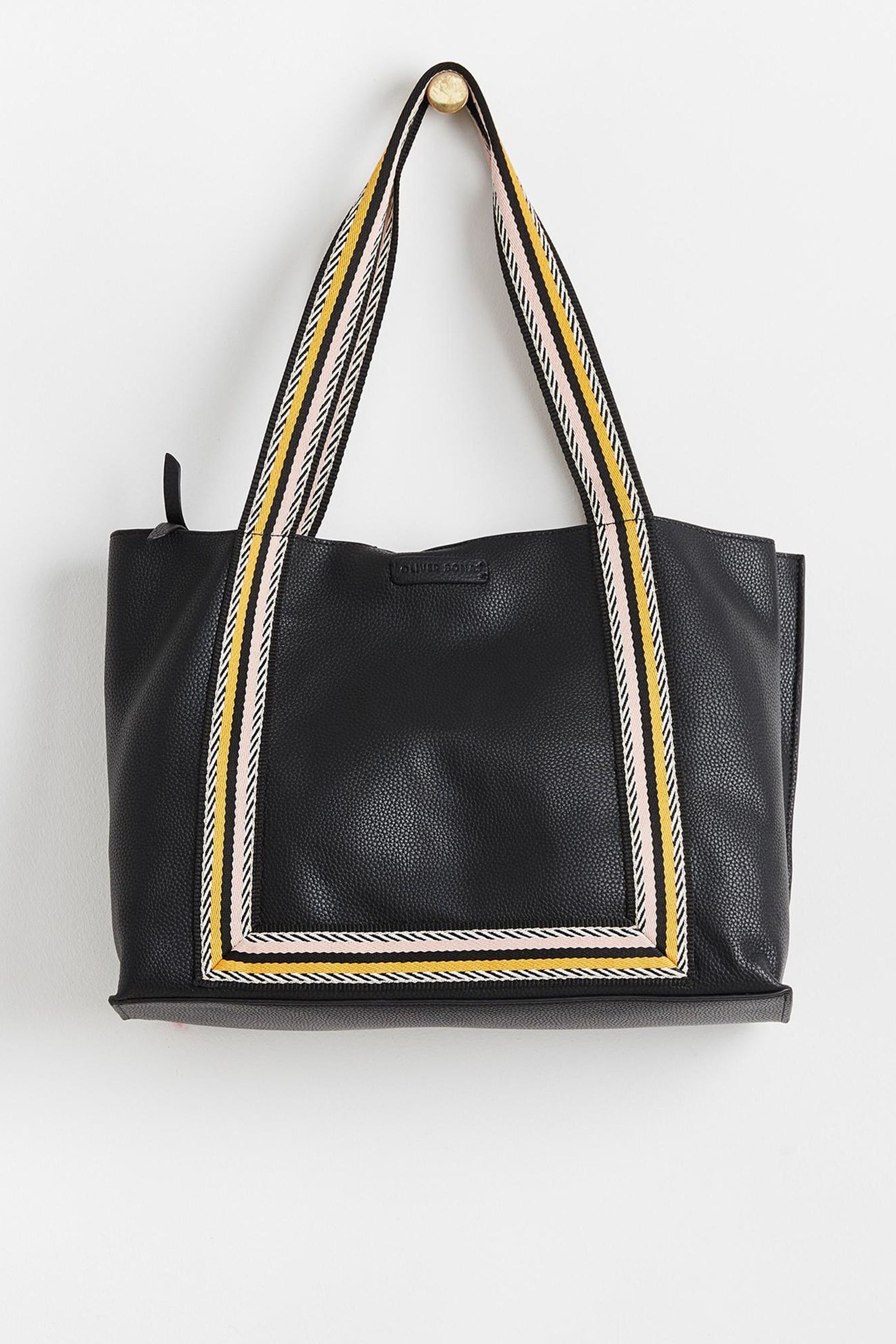 Buy Oliver Bonas Black Stripe Emma Tote Bag from Next Gibraltar