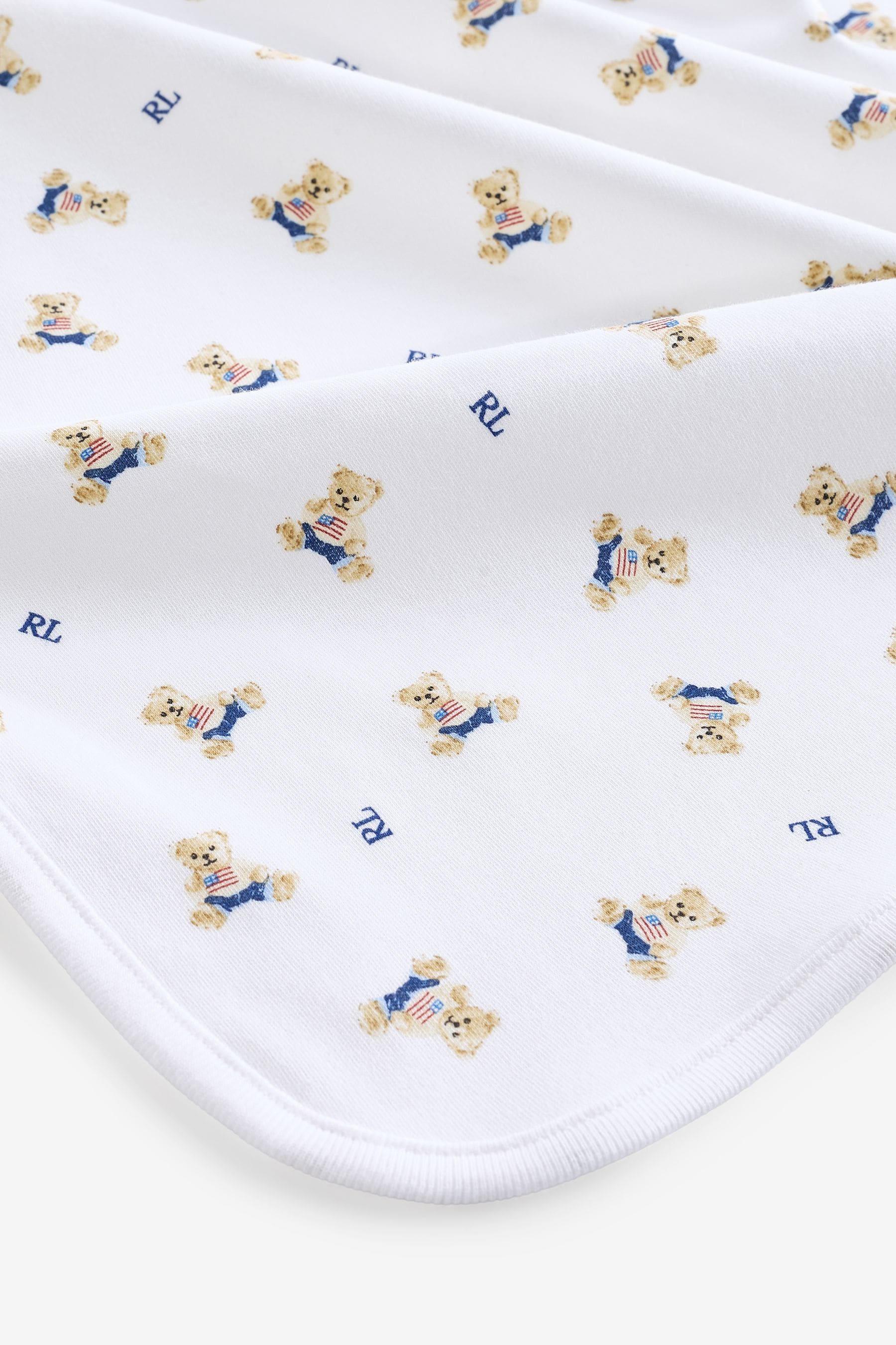 Buy Polo Ralph Lauren Baby White Multi Bear Jersey 100 Cotton Blanket from the Next UK online shop