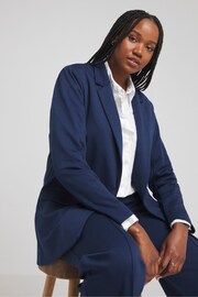 Simply Be Blue Ponte Blazer - Image 3 of 3