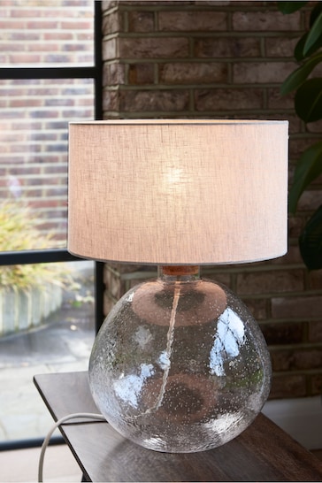 Clear Charlbury Table Lamp