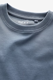 Blue Dusky Cotton Short Sleeve T-Shirt (3-16yrs) - Image 3 of 3