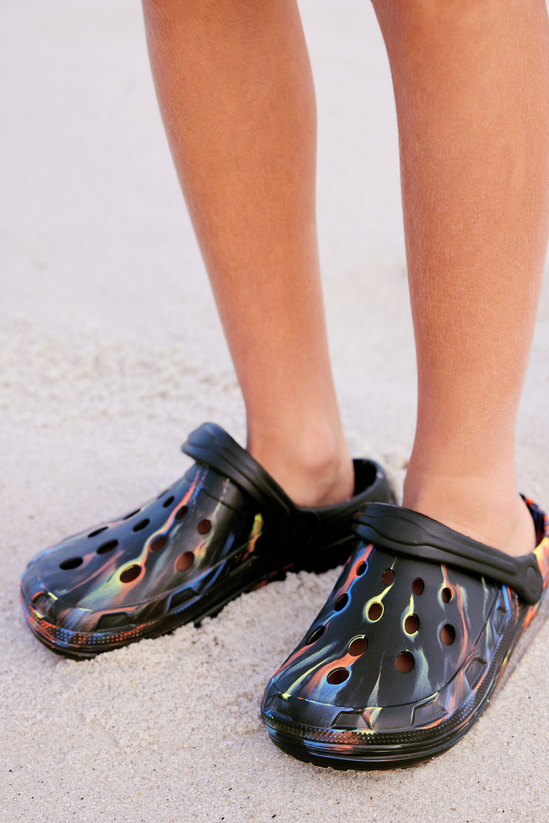 Buy Black Marble Clogs from the Next UK online shop