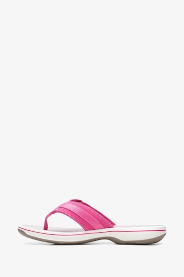 Clarks Pink Brinkley Sea Sandals