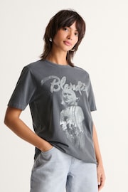 Charcoal Grey License Blondie Short Sleeve Graphic Band T-Shirt - Image 3 of 7