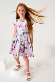 Baker by Ted Baker Floral Satin Dress - Image 1 of 8