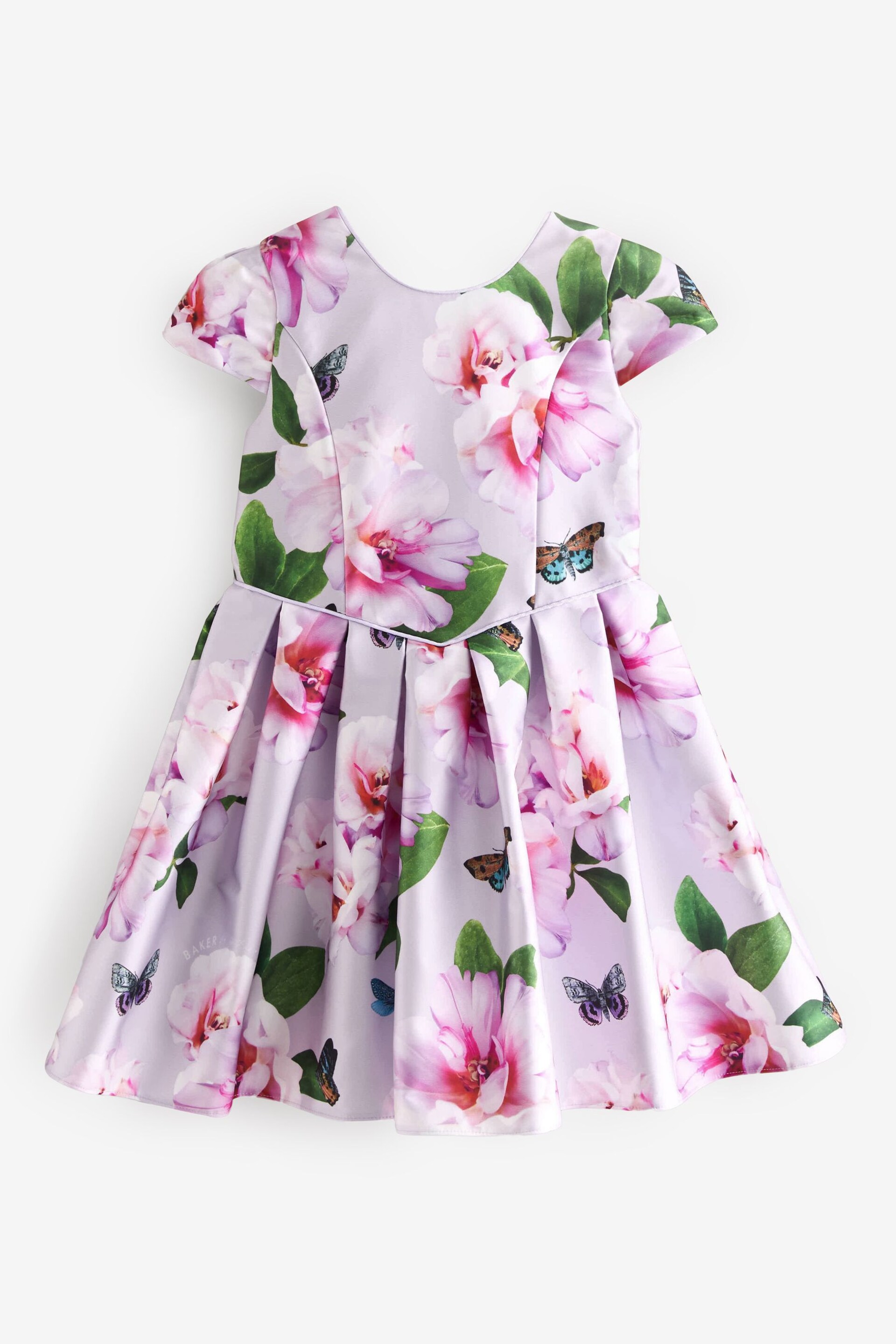 Baker by Ted Baker Floral Satin Dress - Image 5 of 8