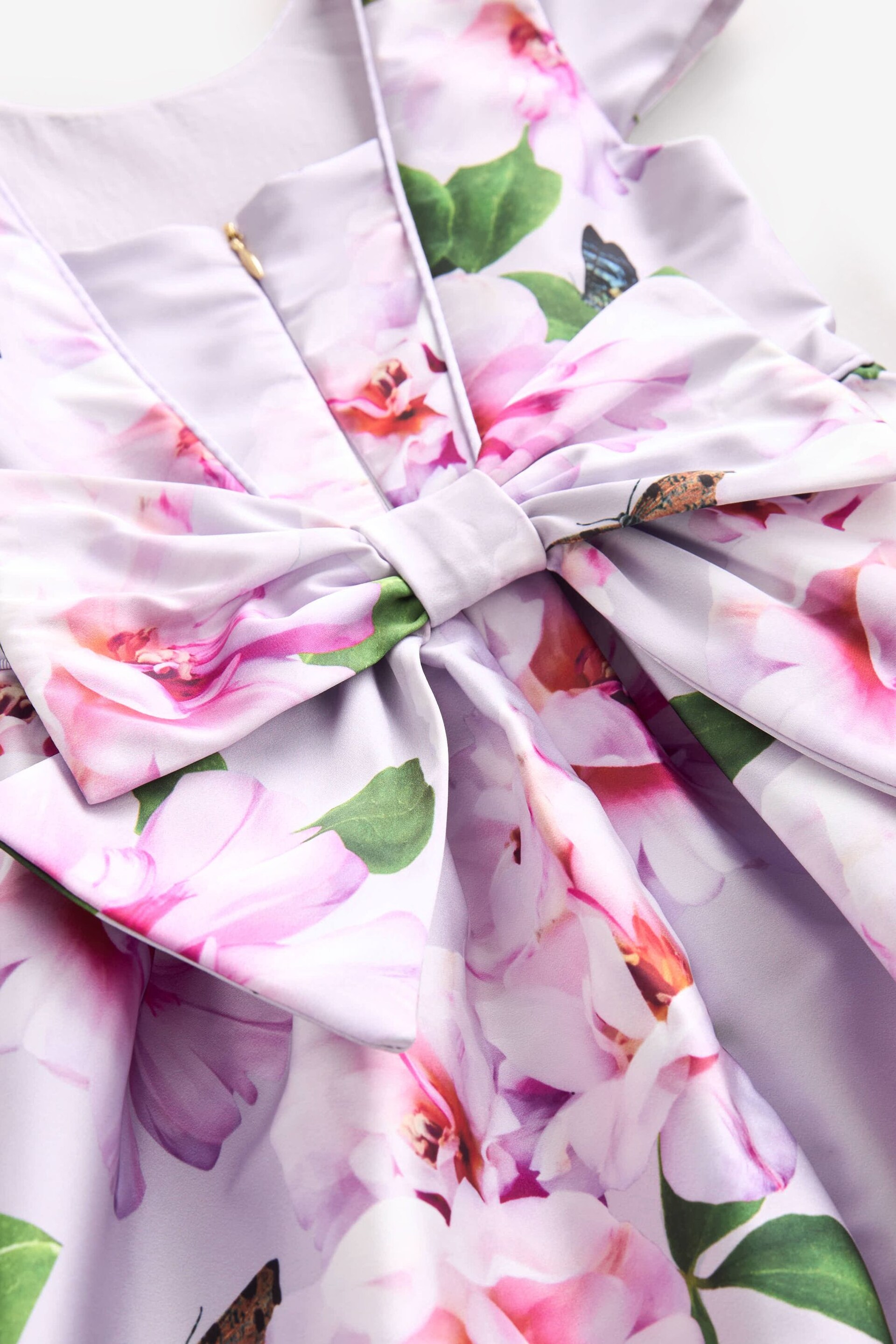 Baker by Ted Baker Floral Satin Dress - Image 7 of 8