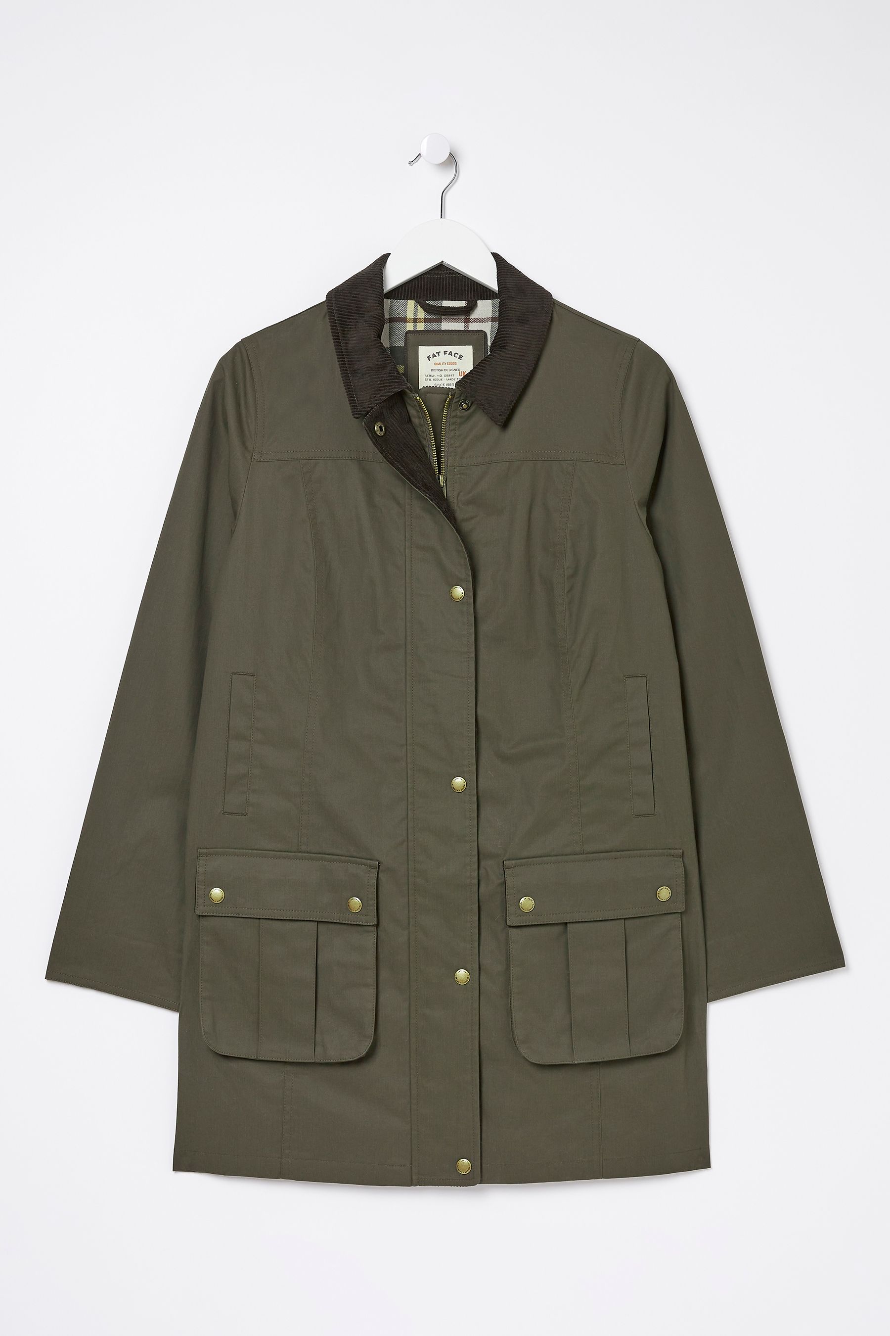 Fat face wax jacket mens sales
