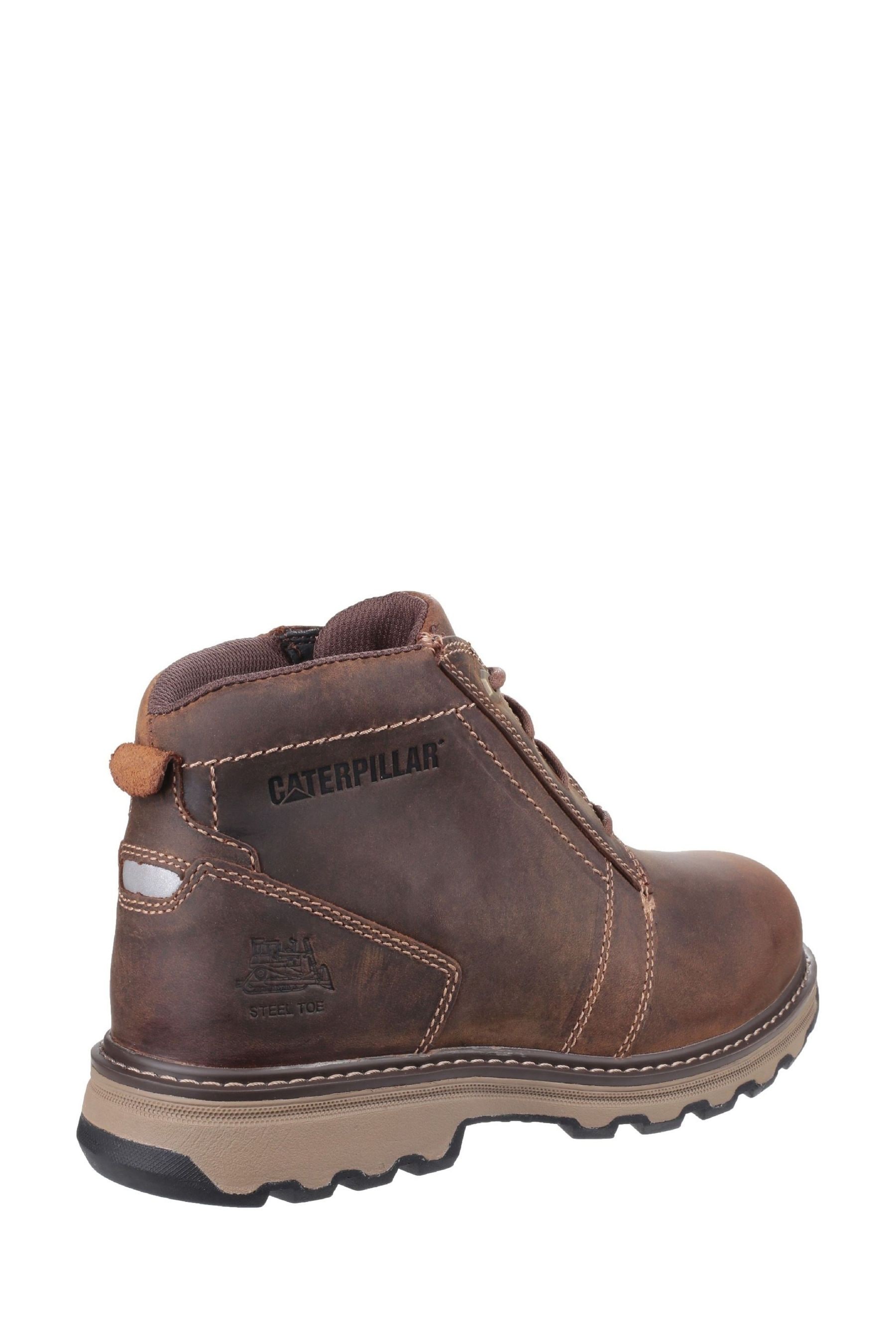 CAT Brown Parker Boots