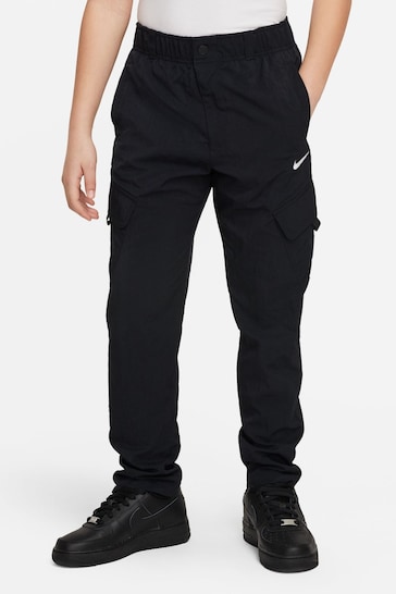 Nike Black Woven Cargo Trousers