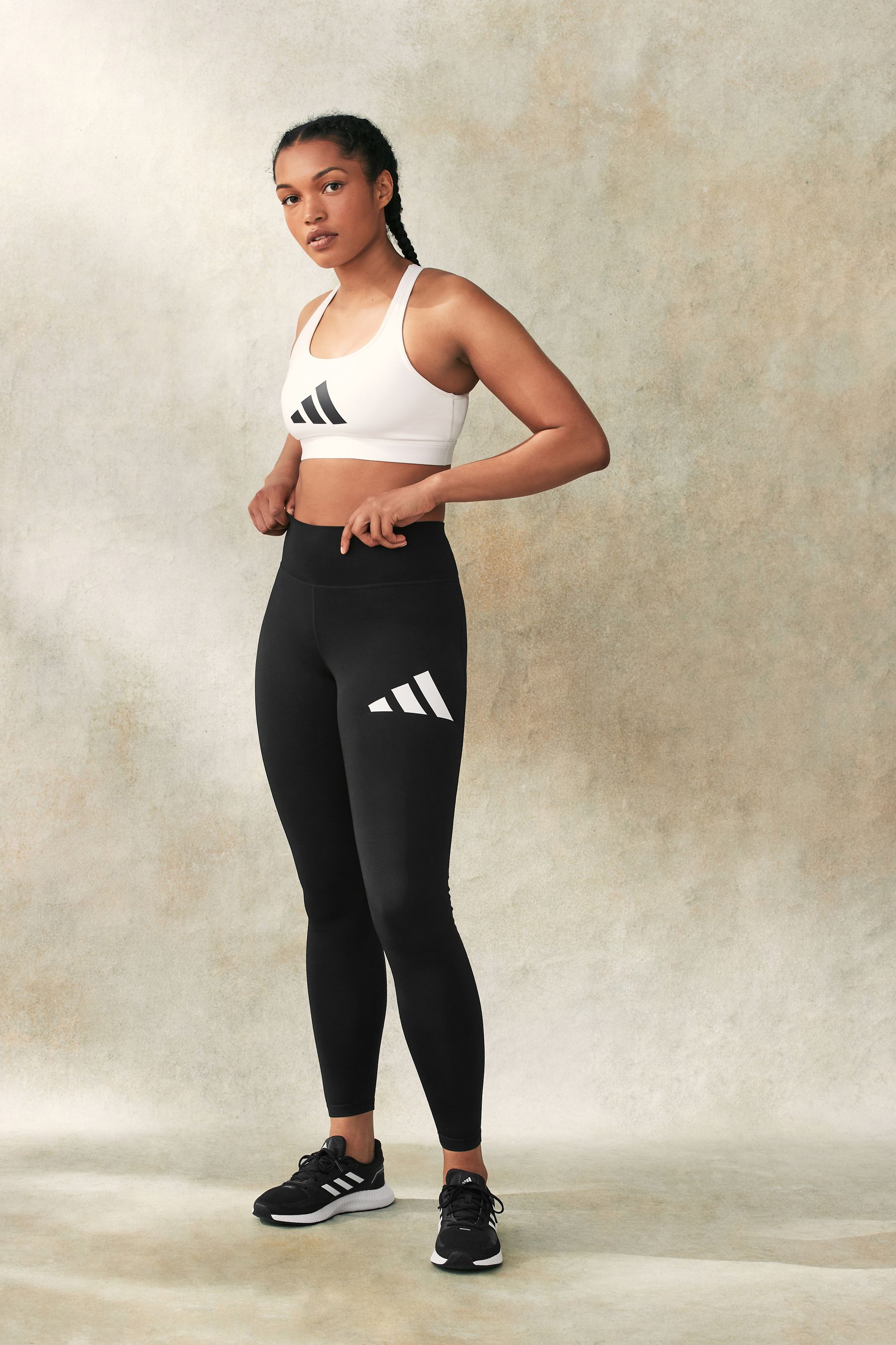 Adidas alphaskin leggings in black outlet