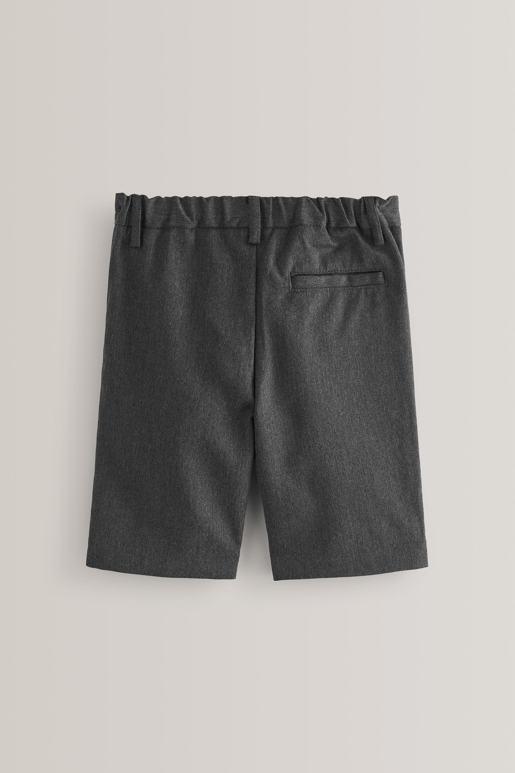 Buy Grey Regular Pull On Waist Flat Front School Shorts 3 14yrs from the Next UK online shop
