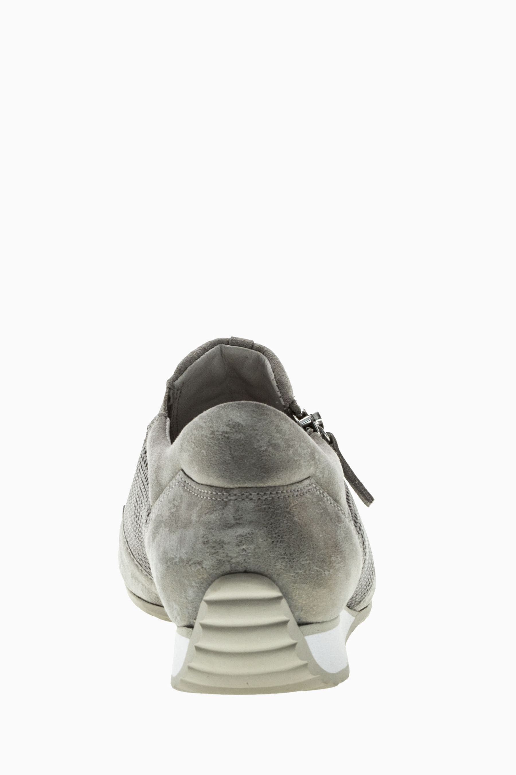 Buy Gabor Wide Fit Brunello Grey Metallic Mesh Trainers from the Next UK online shop
