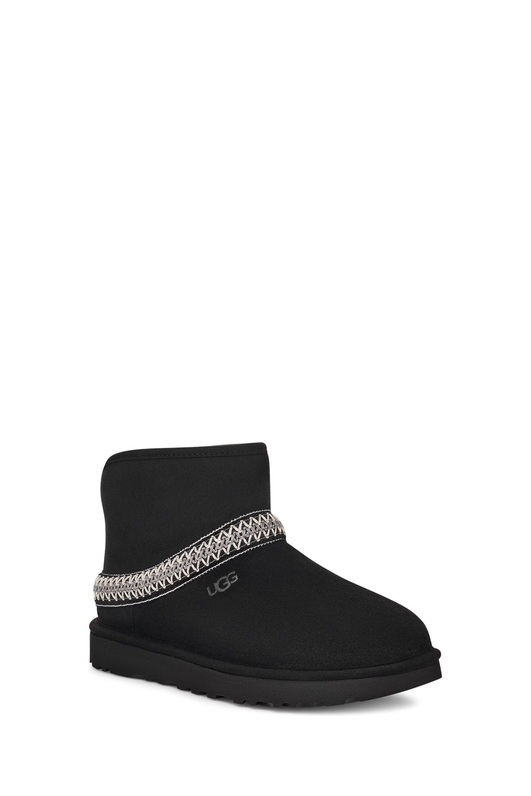 Buy UGG Black Classic Mini Crescent Boots from the Next UK online shop
