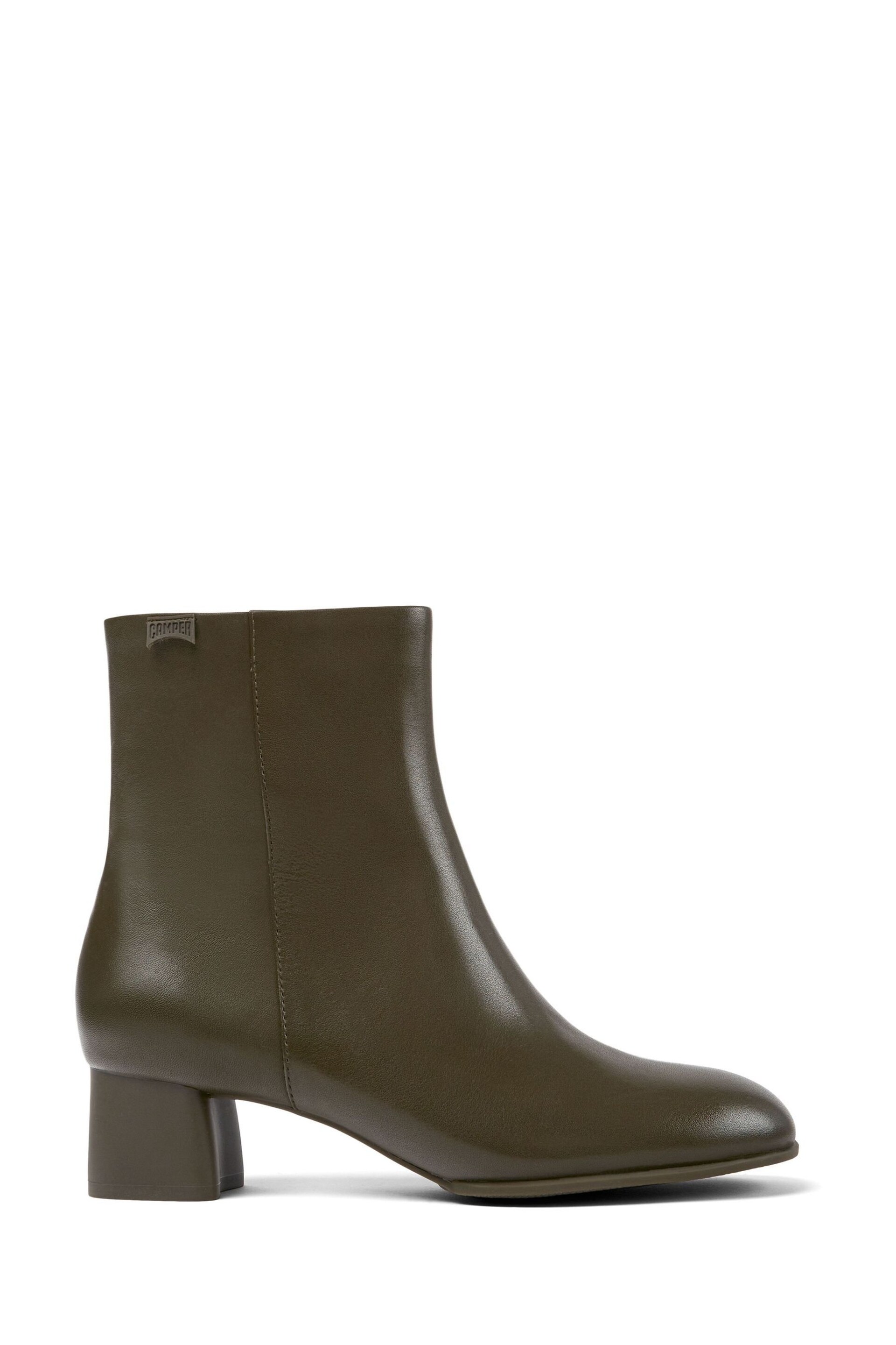 Camper Women Green Katie Mid Leather Boots - Image 1 of 5