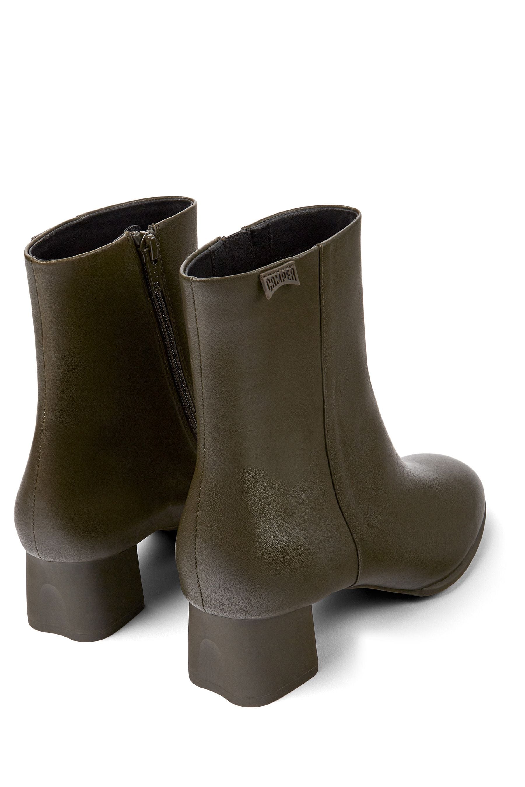 Buy Camper Women Green Katie Mid Leather Boots from the Next UK