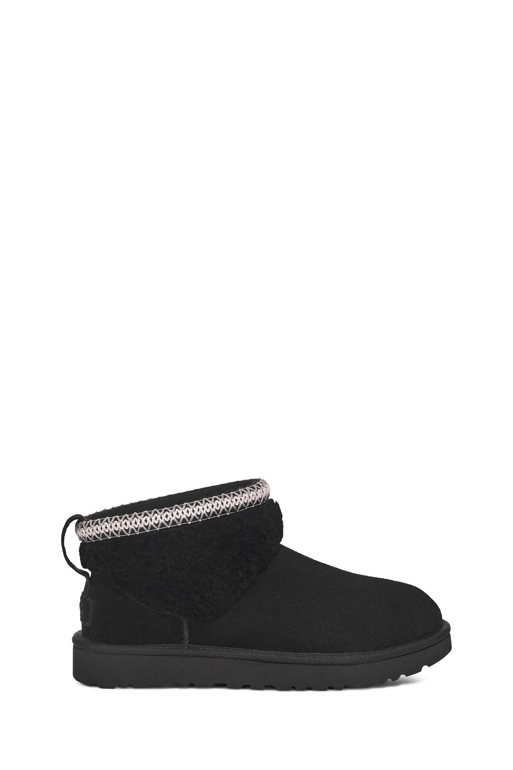 Buy UGG Black Classic Ultra Mini Maxi Curly Boots from the Next UK online shop