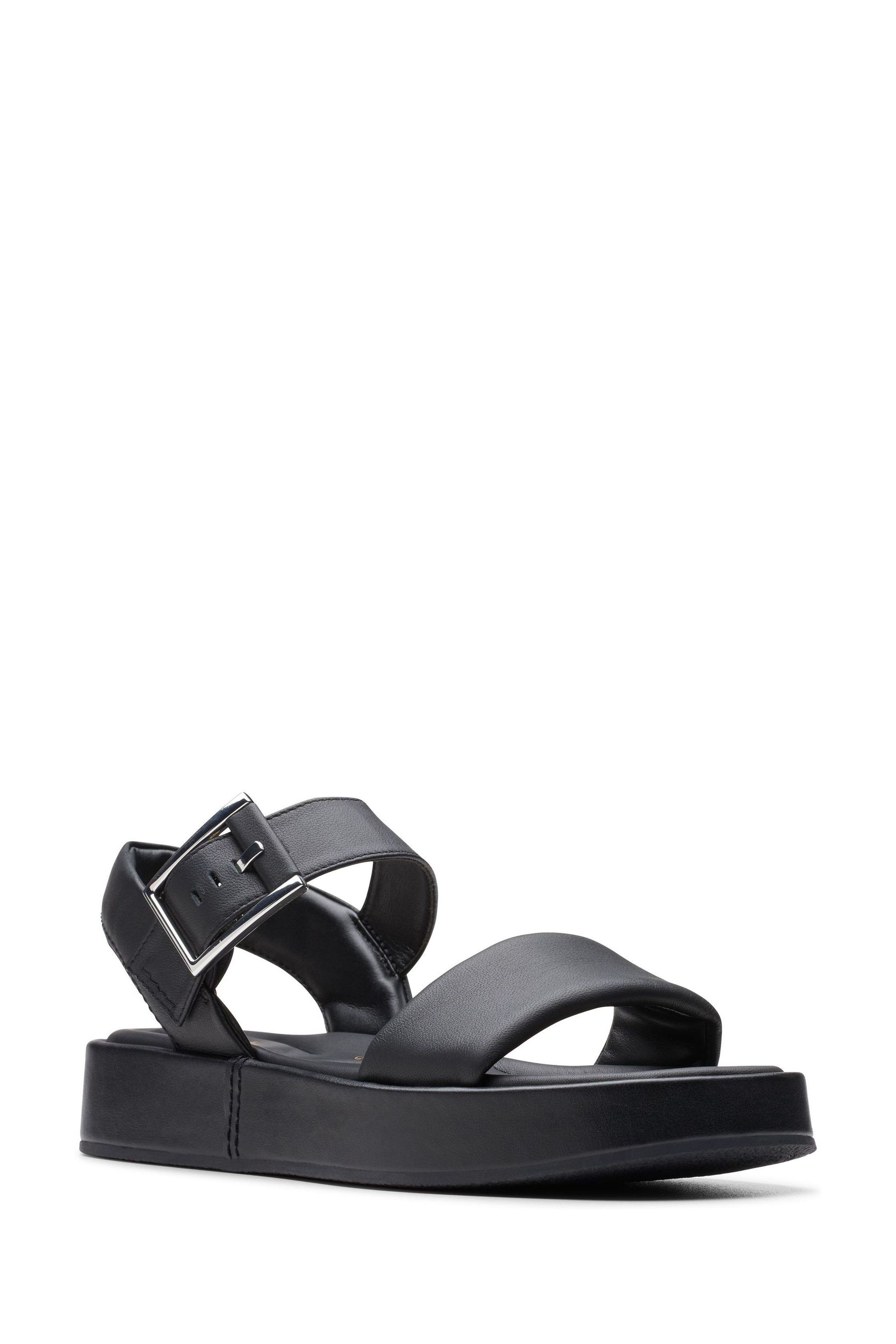Buy Clarks Black Leather Alda Strap Sandals from Next Austria