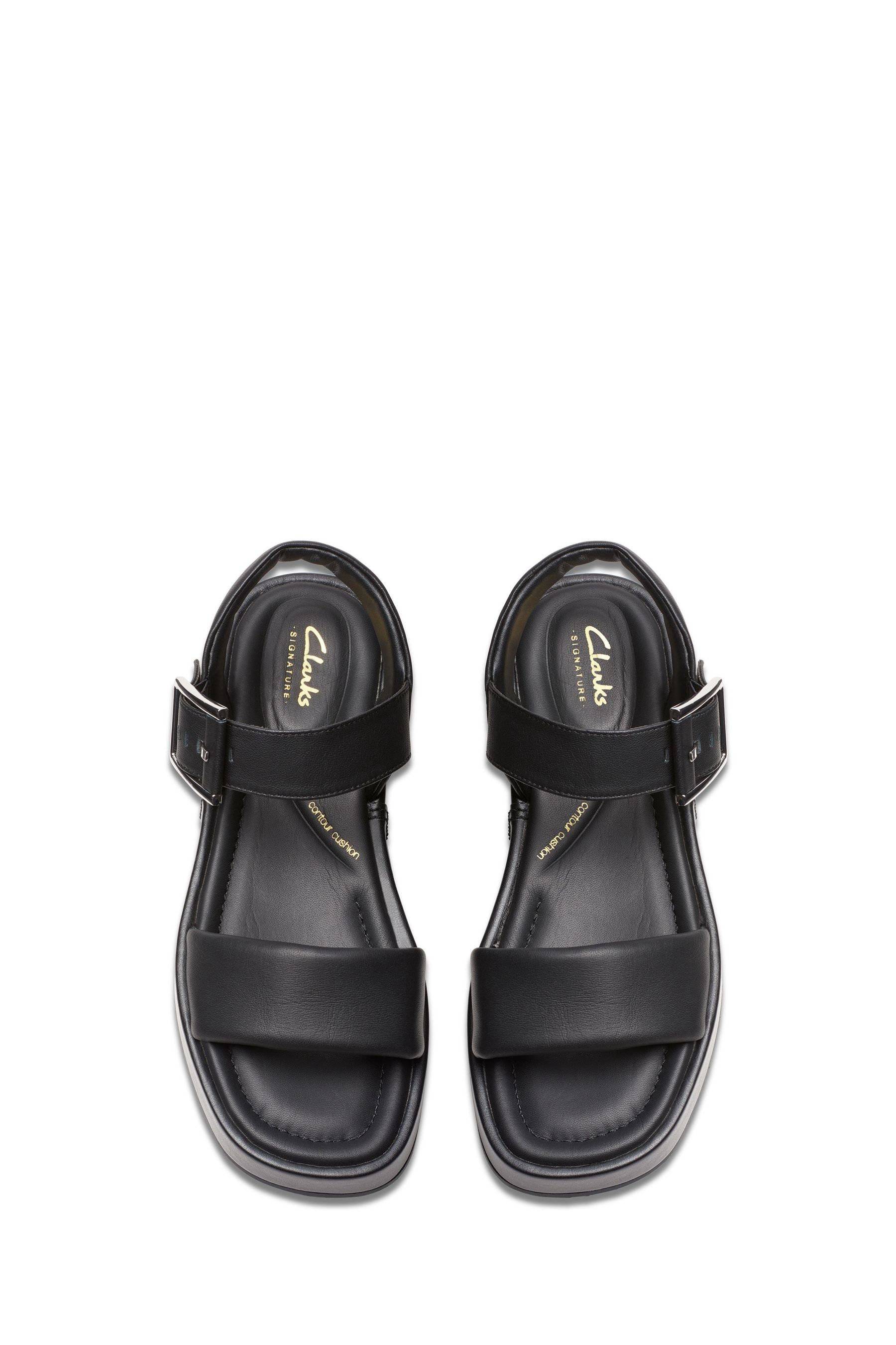 Buy Clarks Black Leather Alda Strap Sandals from Next Austria