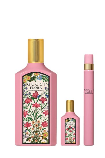 Gucci Flora Gorgeous Gardenia Eau De Parfum 100ml Gift Set (Worth £155)