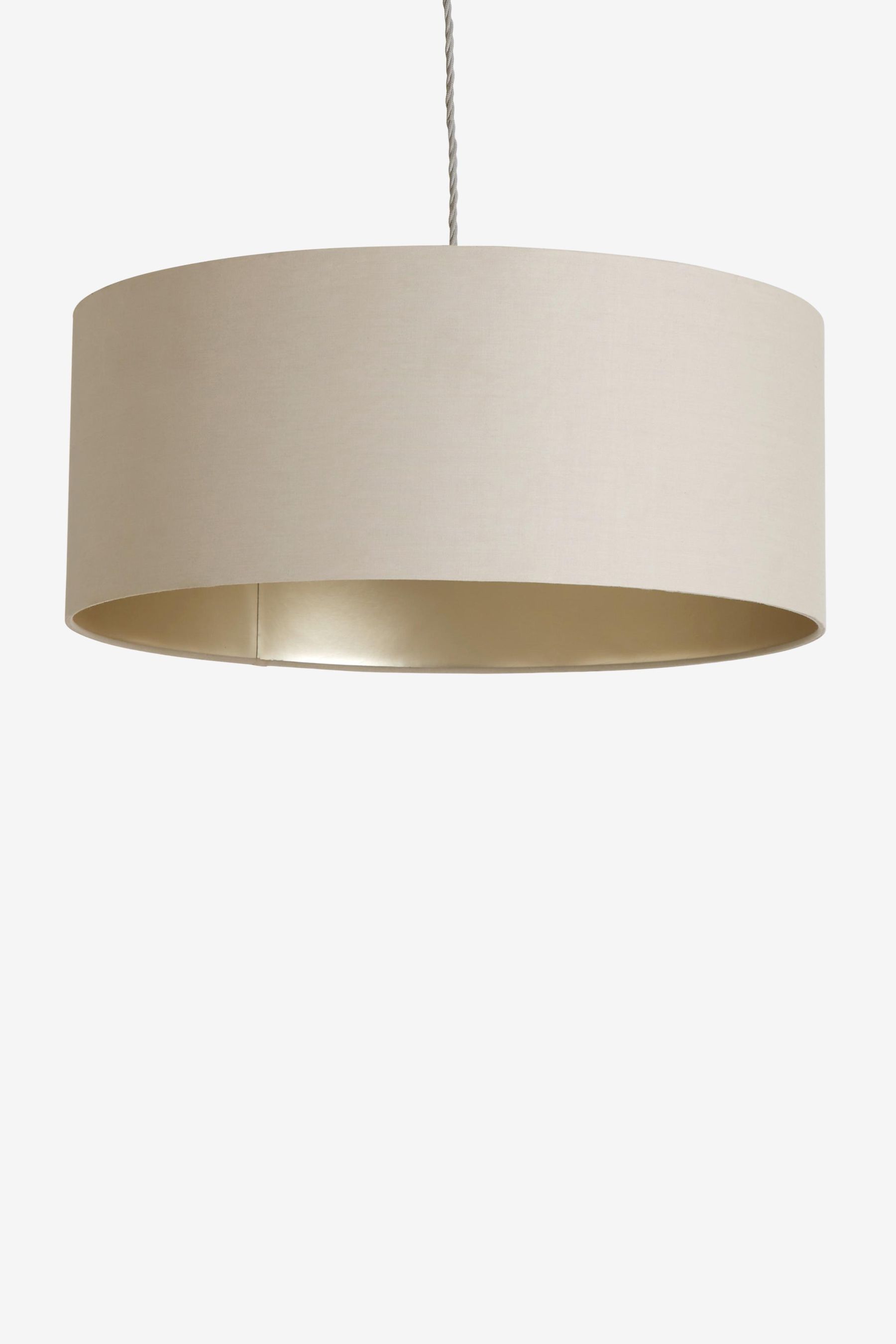 Silver and best sale gold lamp shade