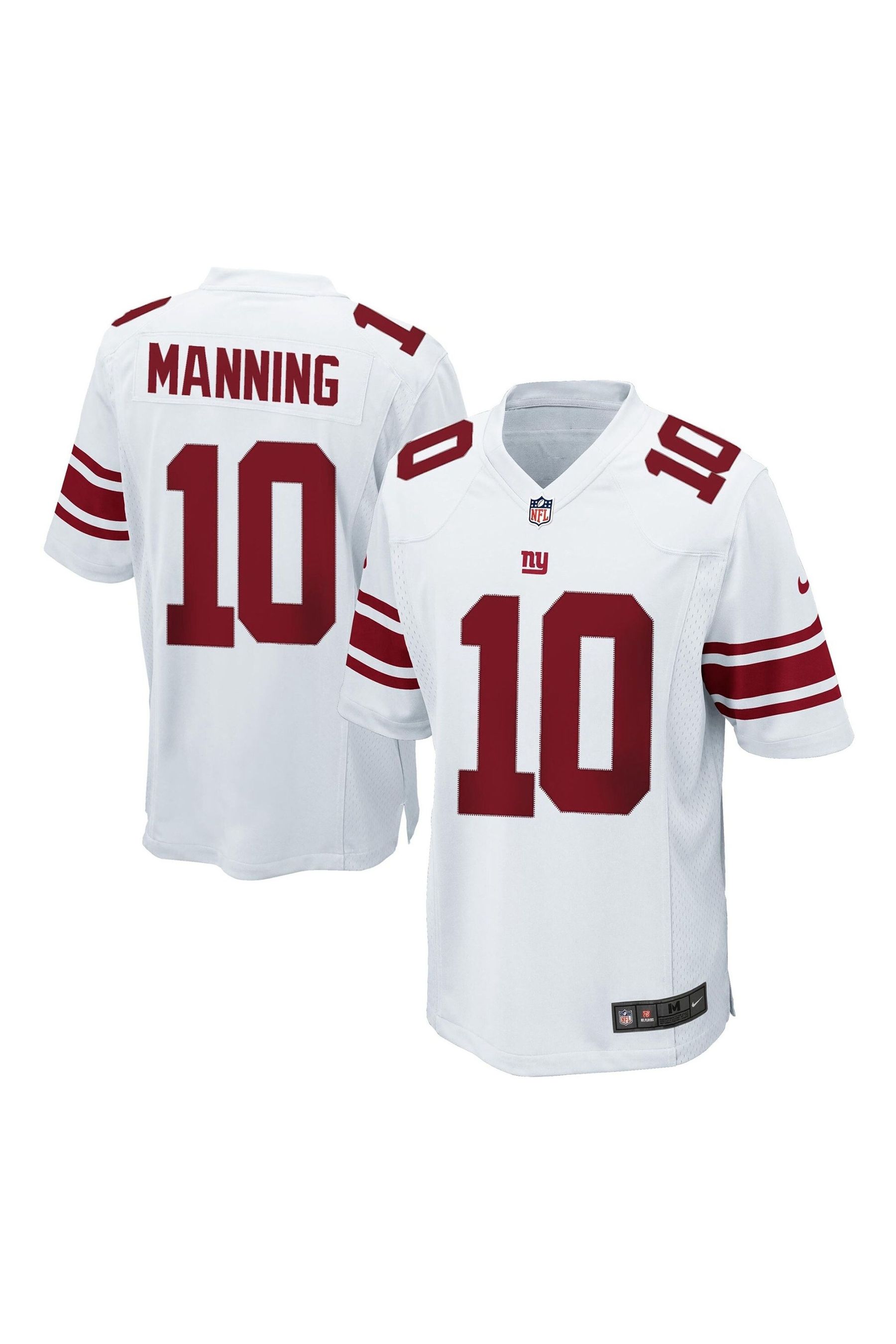 Buy Nike White NFL New York Giants Road Game Jersey Eli Manning